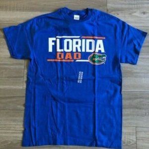 University of Florida Gators head "Dad" blue t-shirt size Medium